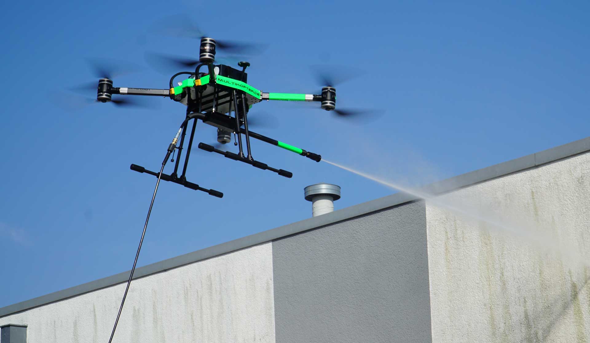 Drone in action